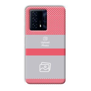 Pink Polka Customized Printed Back Cover for IQOO Z5
