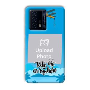 Take Me Anywhere Travel Customized Printed Back Cover for IQOO Z5