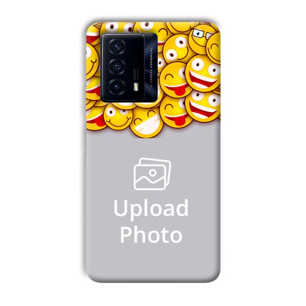 Emojis Customized Printed Back Cover for IQOO Z5