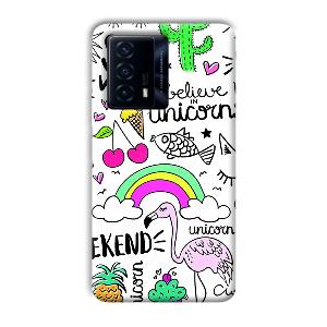 Stay Wild Phone Customized Printed Back Cover for IQOO Z5
