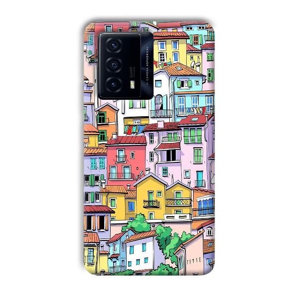 Colorful Alley Phone Customized Printed Back Cover for IQOO Z5