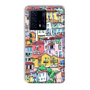 Colorful Alley Phone Customized Printed Back Cover for IQOO Z5