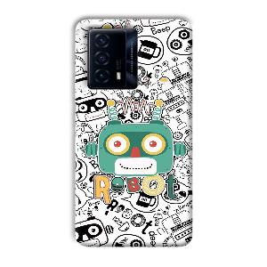Animated Robot Phone Customized Printed Back Cover for IQOO Z5