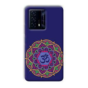 Blue Om Design Phone Customized Printed Back Cover for IQOO Z5