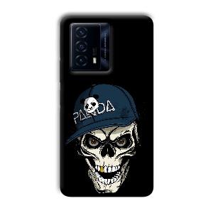 Panda & Skull Phone Customized Printed Back Cover for IQOO Z5