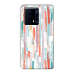 Light Paint Stroke Phone Customized Printed Back Cover for IQOO Z5