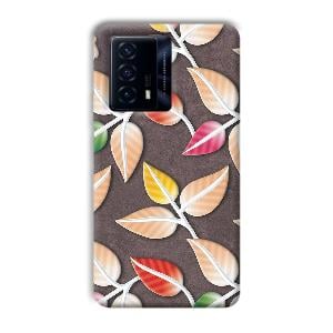 Leaves Phone Customized Printed Back Cover for IQOO Z5