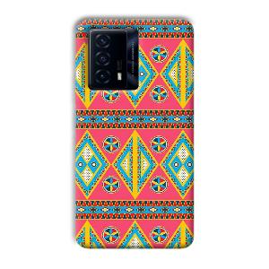 Colorful Rhombus Phone Customized Printed Back Cover for IQOO Z5