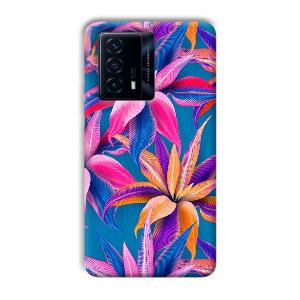 Aqautic Flowers Phone Customized Printed Back Cover for IQOO Z5