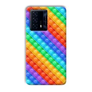 Colorful Circles Phone Customized Printed Back Cover for IQOO Z5