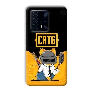 CATG Phone Customized Printed Back Cover for IQOO Z5