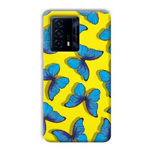 Butterflies Phone Customized Printed Back Cover for IQOO Z5