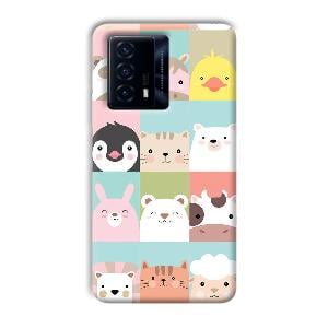 Kittens Phone Customized Printed Back Cover for IQOO Z5