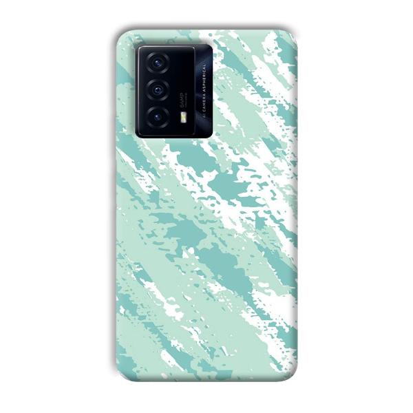 Sky Blue Design Phone Customized Printed Back Cover for IQOO Z5