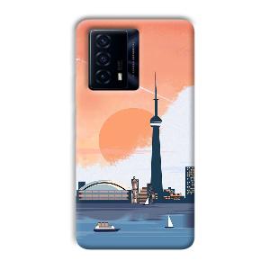 City Design Phone Customized Printed Back Cover for IQOO Z5