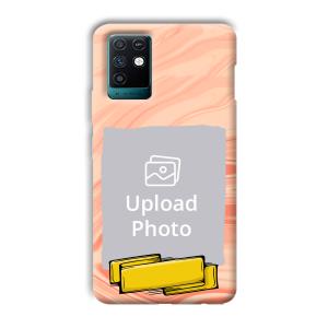 Pink Design Customized Printed Back Cover for Infinix Note 10