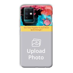 Best Friend Quote Customized Printed Back Cover for Infinix Note 10