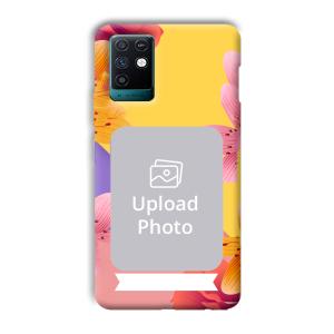 Colorful Flowers Customized Printed Back Cover for Infinix Note 10