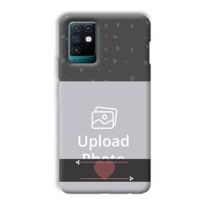 Dark Grey Customized Printed Back Cover for Infinix Note 10