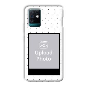 White Background  Customized Printed Back Cover for Infinix Note 10