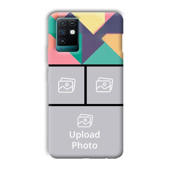 Multi Colors Customized Printed Back Cover for Infinix Note 10