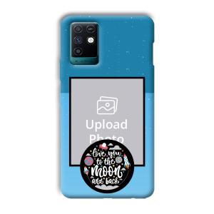 Love You Customized Printed Back Cover for Infinix Note 10