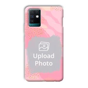 Sparkly Pink Customized Printed Back Cover for Infinix Note 10