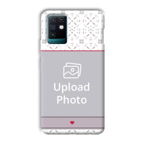 Fabric Print Customized Printed Back Cover for Infinix Note 10
