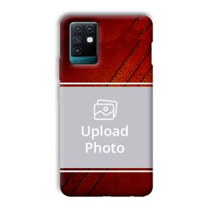 Solid Red Customized Printed Back Cover for Infinix Note 10