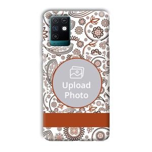 Henna Art Customized Printed Back Cover for Infinix Note 10