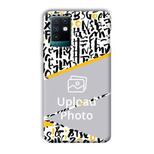 Letters Customized Printed Back Cover for Infinix Note 10