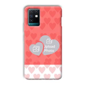 2 Hearts Customized Printed Back Cover for Infinix Note 10