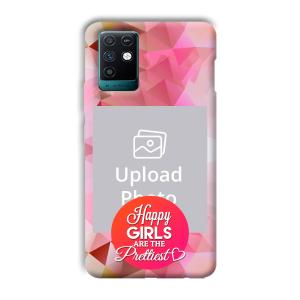 Happy Girls Customized Printed Back Cover for Infinix Note 10