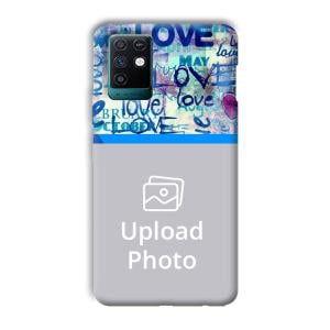 Love   Customized Printed Back Cover for Infinix Note 10