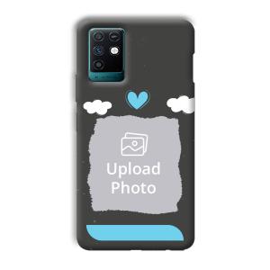 Love & Clouds Customized Printed Back Cover for Infinix Note 10