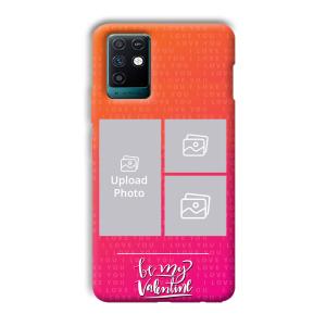To My Valentine Customized Printed Back Cover for Infinix Note 10