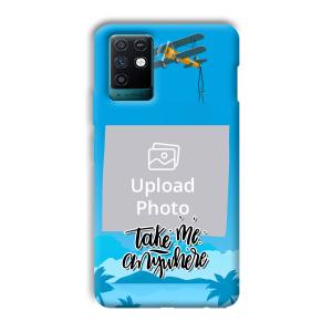 Take Me Anywhere Travel Customized Printed Back Cover for Infinix Note 10