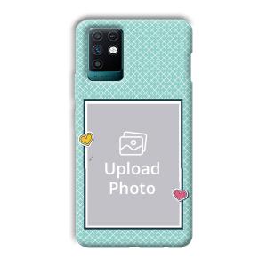 Sky Blue Customized Printed Back Cover for Infinix Note 10