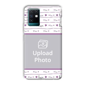 Love Love Customized Printed Back Cover for Infinix Note 10