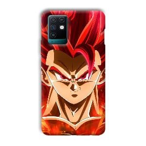 Goku Design Phone Customized Printed Back Cover for Infinix Note 10