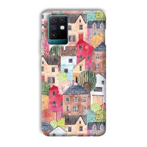 Colorful Homes Phone Customized Printed Back Cover for Infinix Note 10