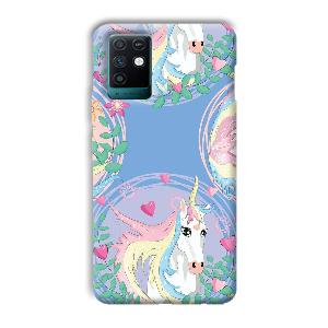 Unicorn Phone Customized Printed Back Cover for Infinix Note 10
