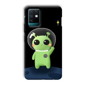 Alien Character Phone Customized Printed Back Cover for Infinix Note 10