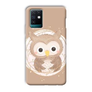 Owlet Phone Customized Printed Back Cover for Infinix Note 10