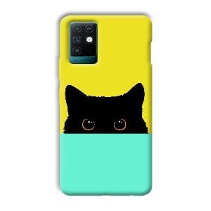 Black Cat Phone Customized Printed Back Cover for Infinix Note 10