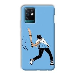 Cricketer Phone Customized Printed Back Cover for Infinix Note 10