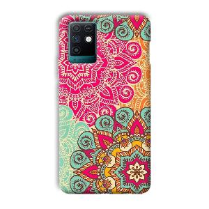 Floral Design Phone Customized Printed Back Cover for Infinix Note 10