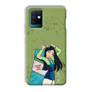 Tougher Phone Customized Printed Back Cover for Infinix Note 10
