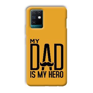 My Dad  Phone Customized Printed Back Cover for Infinix Note 10