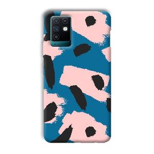 Black Dots Pattern Phone Customized Printed Back Cover for Infinix Note 10